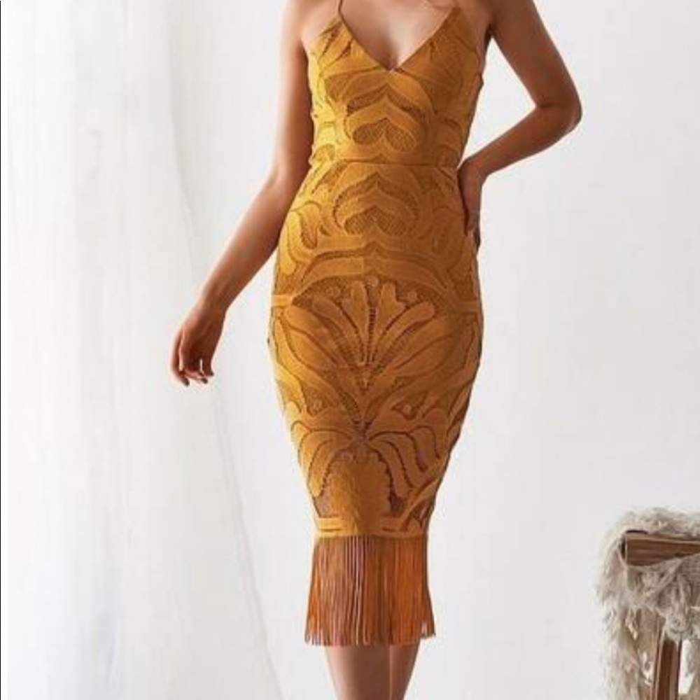 🧡*New* Boho Tassel Dress size 6 💛